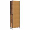 vidaXL Hoge Kasten 2 pcs Oud Hout 60 x 36 x 300 cm Bewerkt hout
