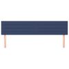 vidaXL Hoofdborden 2 st 80x5x78/88 cm stof blauw