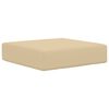 vidaXL Buiten Zitkussen Beige 40 x 40 x 8 cm 100% Polyester