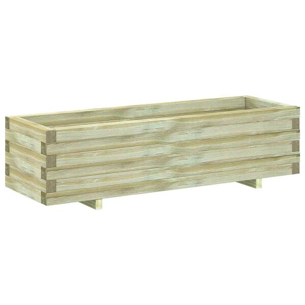 vidaXL Plantenbak verhoogd rechthoekig 120x40x30 cm hout