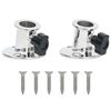 vidaXL Biminibasis2 st voor 26 mm buis rond&nbsp;roestvrij staal