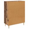 vidaXL Dressoir met lade Oud Hout 69,5 x 34 x 90 cm Bewerkt hout