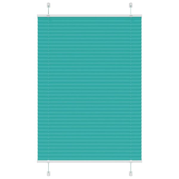 vidaXL Pliss&eacute; rolgordijn 95x150 cm stofbreedte 94,4 cm petrol groen