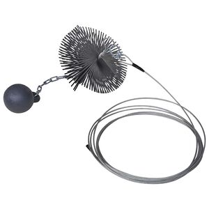 Schoorsteenveegborstel rond &Oslash; 15 cm