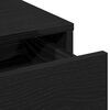vidaXL Plafondtafel met lade Zwart Eiken 50 x 41 x 140 cm Bewerkt hout