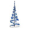 vidaXL LED-kerstboom met kerstballen 80 LEDs warm wit 120 cm