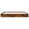 vidaXL Bedframe zonder matras hout gerookt eikenkleurig 160x200 cm
