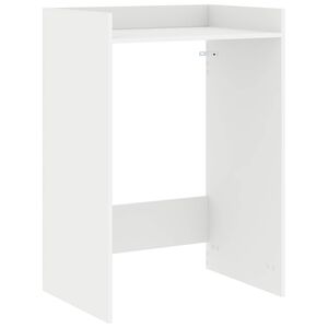 vidaXL Wasmachinekast met opslag Wit 67,5 x 48 x 97 cm Bewerkt hout