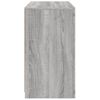 vidaXL Dressoir met LED-verlichting 60,5x37x67 cm grijs sonoma eiken