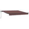vidaXL Luifel automatisch uittrekbaar 300x250 cm bruin