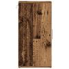 vidaXL Schoenenkasten 2 st 32x35x70 cm bewerkt hout oud houtkleurig