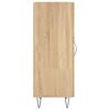 vidaXL Dressoir 34,5x34x90 cm bewerkt hout sonoma eiken