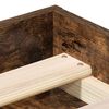 vidaXL Bedframe gerookt eikenkleurig 150x200 cm King Size