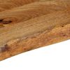 vidaXL Tafelblad met natuurlijke rand 180x20x3,8 cm massief mangohout