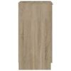 vidaXL Schoenenkast 30x35x70 cm bewerkt hout sonoma eikenkleurig