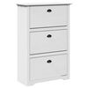 vidaXL Schoenenrek BODO 80x35x118 cm wit