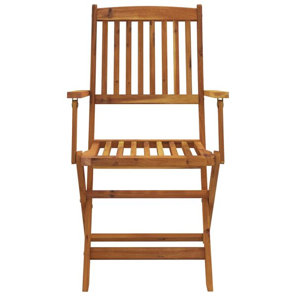 vidaXL 7-delige Tuinset inklapbaar massief acaciahout