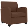 vidaXL Fauteuil Bruin Kunstleer