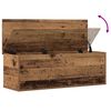 vidaXL Opslagdoos met opslag Oud Hout 102 x 35 x 35 cm Bewerkt hout