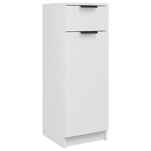 vidaXL Badkamerkast 32x33,5x90 cm bewerkt hout wit