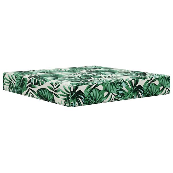 vidaXL Buiten bankkussen 2 pcs Bladpatroon Polyester