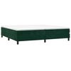 vidaXL Boxspring bed 200x200 cm fluweel donkergroen