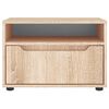 vidaXL Tv-meubel VISNES 60x40x38 cm bewerkt hout sonoma eikenkleurig