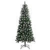 vidaXL Kunstkerstboom met 150 LED Groen 150 cm PVC en Plastic en Staal