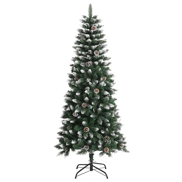 vidaXL Kunstkerstboom met 150 LED Groen 150 cm PVC en Plastic en Staal