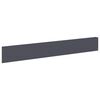 vidaXL Gazonrand 30 st 100 x 15 cm Staal Antraciet