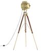 vidaXL Vloerlamp driepoot 193 cm massief mangohout