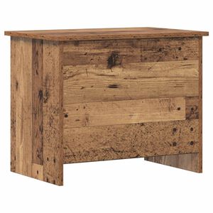 vidaXL Opbergkist met opslag Oud hout 60 x 40 x 50 cm Bewerkt hout