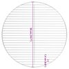 vidaXL Barbecuerooster rond &Oslash;50 cm 304 roestvrij staal