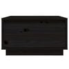 vidaXL Salontafel 55x56x32 cm massief grenenhout zwart
