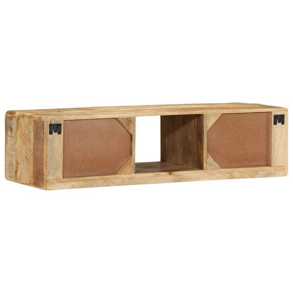 vidaXL Tv-wandmeubel 100x32x25 cm massief hout ruw mangohout