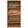 vidaXL Kledingkast 100x50x200 cm bewerkt hout oud hout