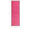 vidaXL Deurmat wasbaar 60x180 cm roze