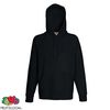 Fruit of the Loom Mannensweater met capuchon Hoodie Black XL
