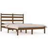 vidaXL Bedframe grenenhout honingbruin 180x200 cm