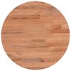 vidaXL Tafelblad rond &Oslash;30x4 cm massief beukenhout