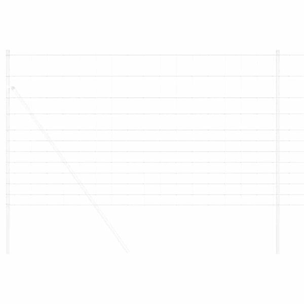 vidaXL Weidehekwerk Grijs 1.4 x 10 m Staal