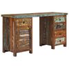 vidaXL Bureau 140x50x77 cm massief gerecycled hout