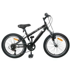 vidaXL Mountainbike 20 Inch 6-Snelheid voor 5-8 jaar oud Zwart