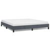 vidaXL Bedframe zonder matras donkergrijs California King-formaat fluweel