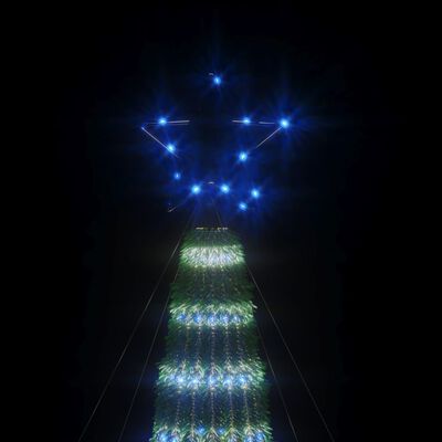 vidaXL Lichtkegel 275 blauwe LED's 180 cm