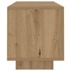 vidaXL Tv-meubel met LED 160x35x40 cm bewerkt hout artisanaal eiken
