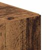 vidaXL Hoge kast 2 pcs Oudhout 50 x 42,5 x 185 cm