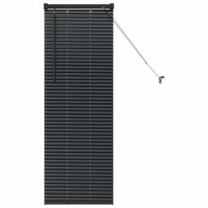 vidaXL Venetiaanse Jaloezie&euml;n Zwart 130 x 45 cm Aluminium