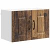 vidaXL Keukenkast aan de muur met plank 2 pcs Oud Hout 60 x 31 x 40 cm