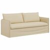 vidaXL Bank Cr&egrave;me 196 x 82 x 85 cm Stof